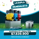 dupla granizadora 3 tanques + hielera