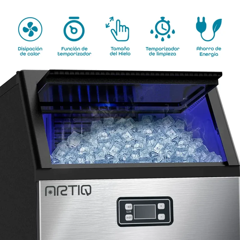 maquina de hielo con ahorro de energía