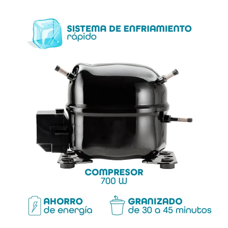 Granizadora 2 tanques para discotecas