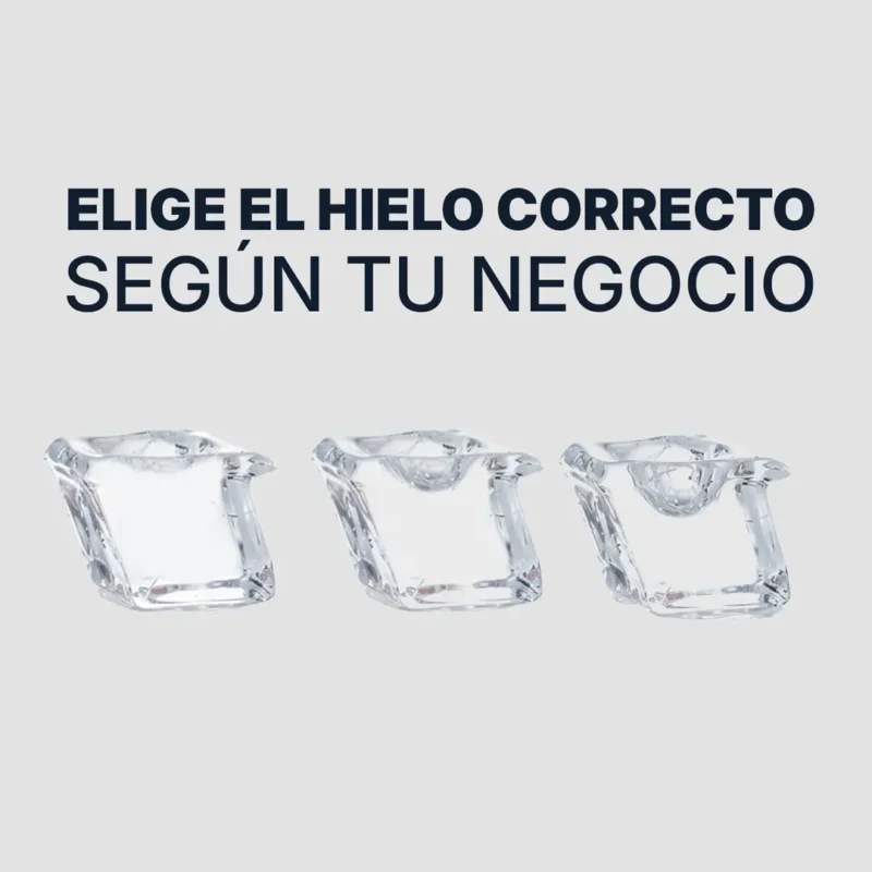Elige el hielo correcto