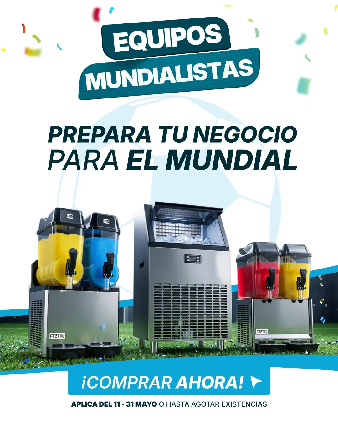 equipa tu negocio para el mundial